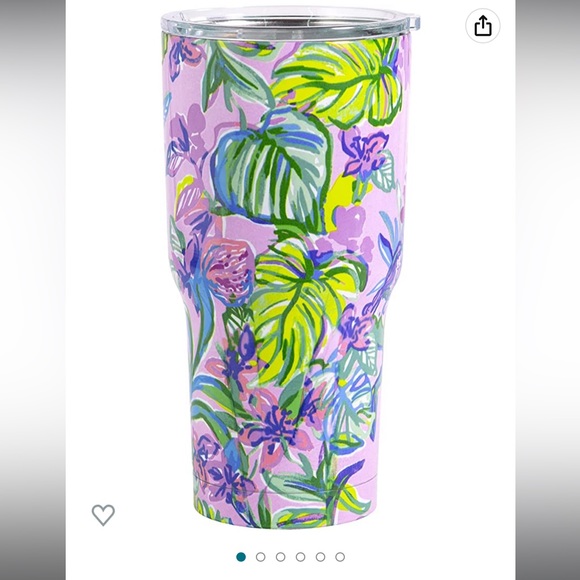 LAST ONE Lilly Pulitzer Metal Tumbler  in Mermaid in the Shade NWT - Picture 3 of 10